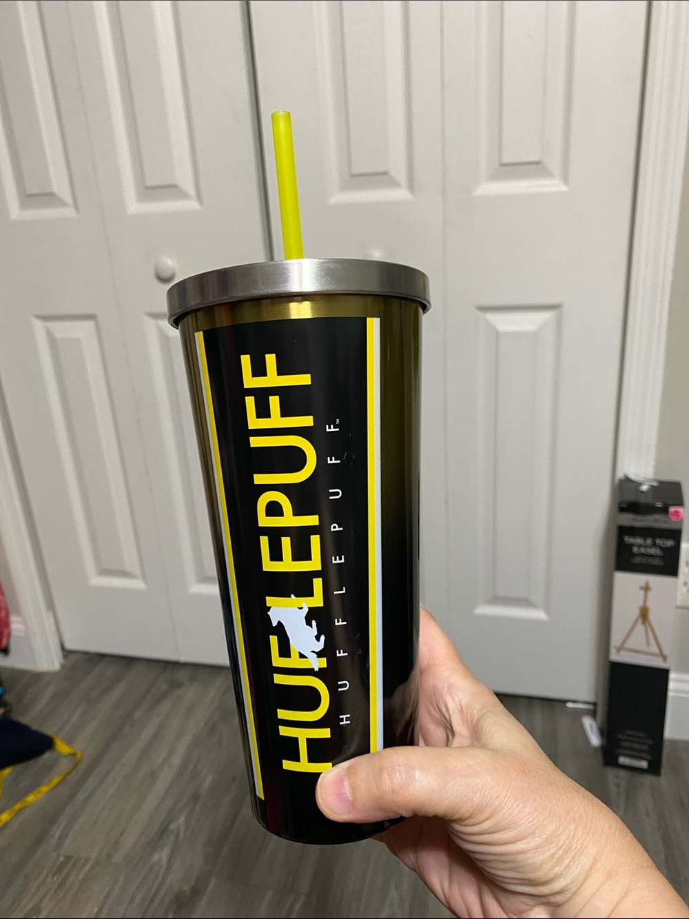 Hufflepuff 24oz Stainless Steel Acrylic & Lid & straw